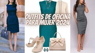 OUTFITS DE OFICINA FORMALES PARA MUJER MODA 2024💚🔅FORMAL OFFICE OUTFITS FOR WOMEN 2024💞😍 [upl. by Coy891]