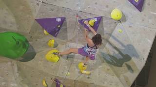 Akiyo NOGUCHI  Final Lead  IFSC Climbing World Cup Inzai JAPAN 2014 [upl. by Dunning]