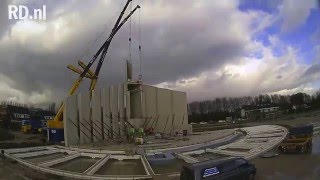 Timelapse bouw kerk gereformeerde gemeente NieuwBeijerland [upl. by Enaerb]