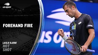 Laslo Djere Produces Forehand Fire  2023 US Open [upl. by Chaker715]