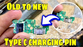 How to change type c charging pin  change charging pin type c  type c charging pin [upl. by Maressa132]