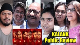 KALANK Movie Public Review  First Day First Show  Varun Alia Sonakshi Aditya Sanjay Madhuri [upl. by March697]