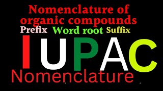 Nomenclature of organic compounds। IUPAC Nomenclature। [upl. by Elleon777]