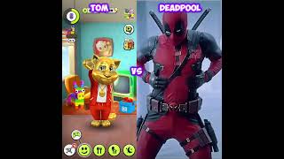 Tom Vs DeadPool Who Is Best  🤣👌 shorts [upl. by Selimah]