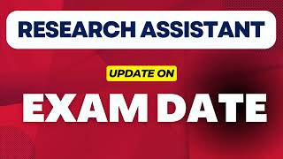 RESEARCH ASSISTANT  EXAM DATE UPDATE  KERALA PSC [upl. by Phyllis454]