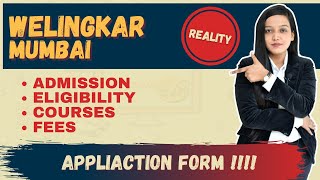 Welingkar Mumbai  Application Form  Admission  Eligibility  Courses  Placements  Review [upl. by Anitsim]