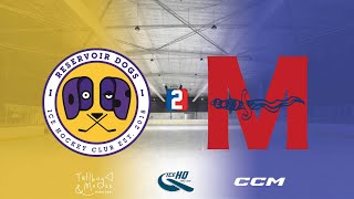 Reservoir Dogs v Mates  Div 2  7th October  IceHQ Rec League ice hockey [upl. by Asilec]