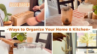 7 Ways to Organize amp Decorate your Home and Kitchen🧺  New Items for Home🪴 Abode Diaries [upl. by Ssitruc]