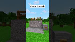 Minecraft Castle Gate 😱 もういいよ shorts minecraft [upl. by Timothee]