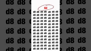 Spot The Difference Number  Test Eyes [upl. by Arrakat]