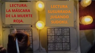 ASMR PAULATINO LECTURA LA MÁSCARA DE LA MUERTE ROJA [upl. by Anihs]