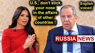 Lavrov US dont stick your nose in the affairs of other countries [upl. by Nohcim]