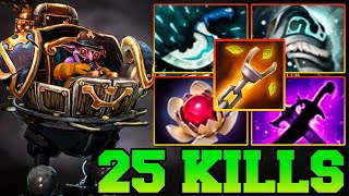 25 Kills Timbersaw  TimberSaw Dota 2 Offlane Guide Pro Gameplay Skill Carry Build 735 [upl. by Cullie279]