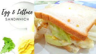 Egg amp Lettuce Tomato Sandwich Recipe [upl. by Flanna90]