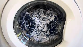 Beko WMB61631W  Cottons 90°  Prewash 22 [upl. by Allemap]