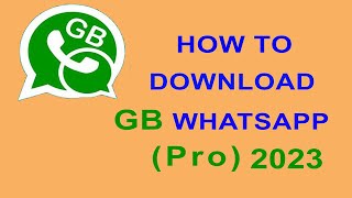 How to download GB Whatsapp [upl. by Enihsnus]