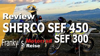 2020 BJ  Sherco SEF 🤘🏼 450 300 4 stroke2stroke Review 😈 Bikeporn 🌋in Adalusien [upl. by Ayyn]