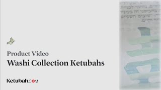 Washi Ketubahs  Product Video [upl. by Main]