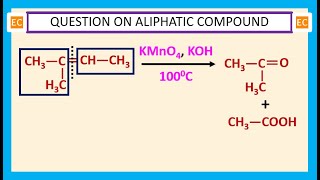 OQV NO – 137 Reaction of 2methyl2butene with KMnO4 in presence of KOH at 1000C [upl. by Naivart]