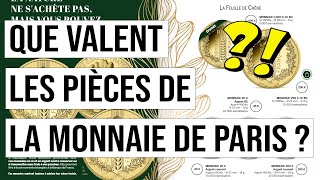 Que valent les pièces de la Monnaie de Paris [upl. by Siger859]