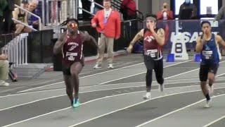 Tyreek Hill turns on the jets to win 60m sprint at USATF Masters Indoor Championships  NFL on ESPN [upl. by Ocimad]