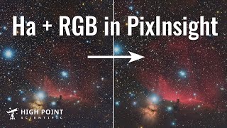 PixInsight Tutorial Adding Ha to Your RGB Data  High Point Scientific [upl. by Zoubek498]