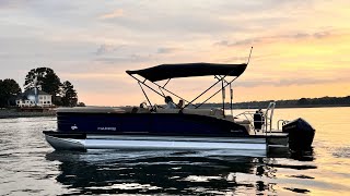 2024 Harris Sunliner 230  MarineMax Lake Wylie [upl. by Cointon192]