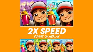 Subway Surfers World Tour 2x Speed Madagascar Hawaii Paris Miami AmsterdamPrague Gameplay [upl. by Peedus46]