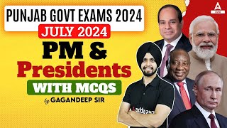 PM And President Of World 2024  July   Current Affairs Today  By Gagan Sir [upl. by Valenta]