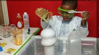 Learn how to make Elephant Toothpaste with Carter [upl. by Lissie]