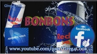 Bonbons Vodka Red Bull recette [upl. by Ititrefen]