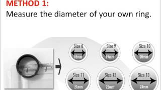 Ring Size Guide Silicone Rings [upl. by Leibrag]