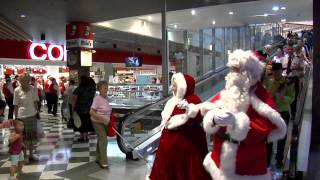 SANTA ARRIVAL 2014CAMPBELLTOWN MALL NSW SHOPPING CENTRE [upl. by Spense225]