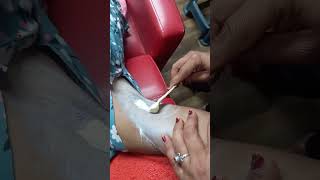 underarm hair removal waxing videounderarm wax at salon underarmour wax underarm hair removal [upl. by Nnaul]