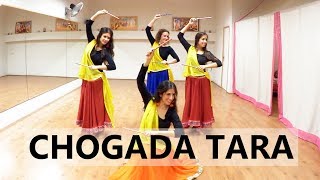 CHOGADA TARA dance  Loveyatri  Dandiya choreography [upl. by Aikcir]