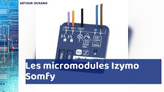 Les micromodules Izymo Somfy  la domotique à portée de tous [upl. by Nodmac238]