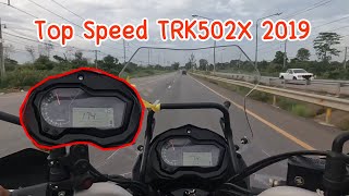 TRK502X 2019 Top Speed Review [upl. by Lleynad]