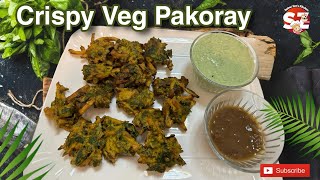 Crispy Vegetable Pakora Recipe by Saima Zee’s kitchen [upl. by Htabazile]