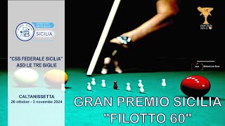 GRAN PREMIO SICILIA quotFILOTTO 60quot  SANFILIPPO M vs ZAPPALA G [upl. by Body]