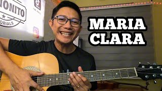 MARIA CLARA TIKTOK TREND  GUITAR TUTORIAL  BASIC GUITAR LESSON  BASIC GUITAR CHORDS  BEGINNERS [upl. by Natalya]