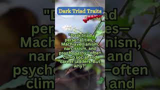 Dark Triad Traits inspirationalquotes motivasi [upl. by Garrity]