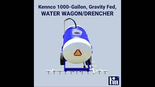 Kennco 1000gallon gravity fed water wagon [upl. by Tenay]