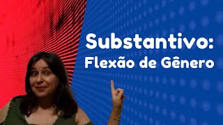 Substantivo Flexão de Gênero  Classes de palavras  Aula 2  vídeo 15 [upl. by Brad]