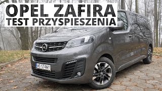 Opel Zafira 20 Diesel 177 KM AT  acceleration 0100 kmh [upl. by Ahcsropal]