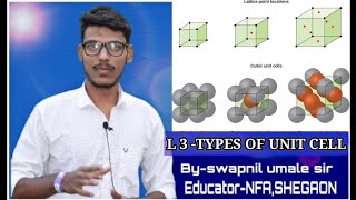 TYPES OF UNIT CELL  SOLID STATE  CLASS 12  CHEMISTRY NEW SYLLABUS SWAPNIL UMALE SIR SHEGAON [upl. by Crescin]