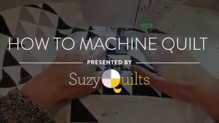 Quilting Tutorial How To Machine Quilt [upl. by Jon958]