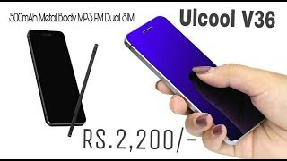 Ulcool V36 Metal Body Phone only Rs2200 [upl. by Hunfredo]