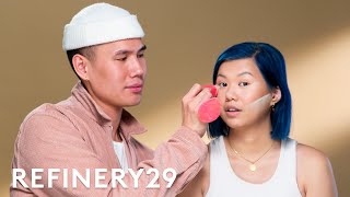 Gigi Hadids Makeup Artist Patrick Ta Does My Makeup  Beauty With Mi  Refinery29 [upl. by Ireva]