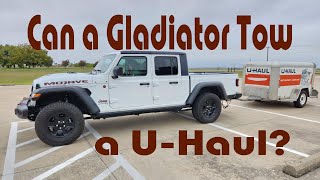 2023 Jeep Gladiator Mojave Tows a UHaul [upl. by Patrizio]