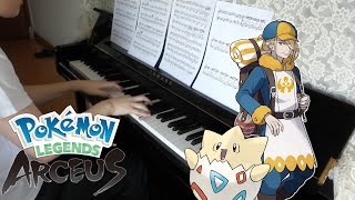 Volos Battle theme  Piano【Pokemon Legends Arceus】 [upl. by Linnell]